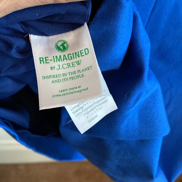 NWT J Crew Going Places Sleeveless Royal Blue Dress - Picture 11 of 11